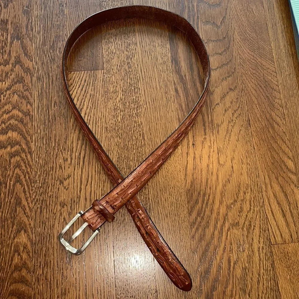 ‎Vintage brown leather belt